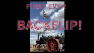 First ever BACKFLIP over a steam engine with Cody Cavanaugh FMX