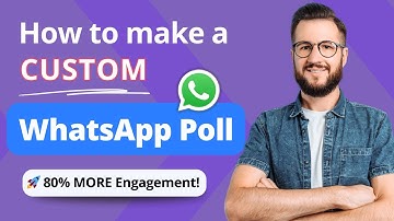 WhatsApp Poll - How To Create a Poll In WhatsApp - Customizable & Free (2025)