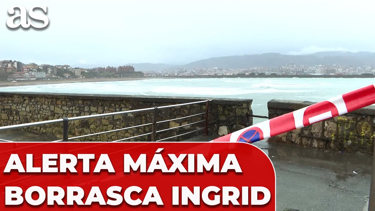 ALERTA MÁXIMA: el NORTE DE ESPAÑA se prepara para los efectos de la BORRASCA INGRID