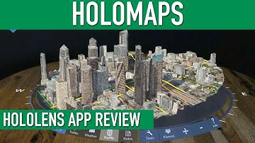 HoloMaps HoloLens App Review Holographic Maps With AR Data Overlay