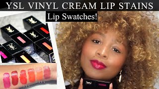 YSL Vinyl Cream Lip Stains ~ Lip Swatches & Review Yves Saint Laurent