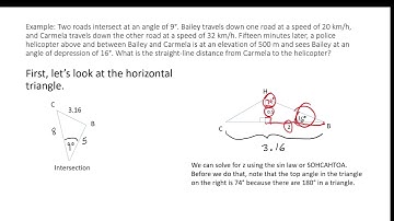 Grade 11 Functions MCR3U Lesson 8.030 3D Trig Problems