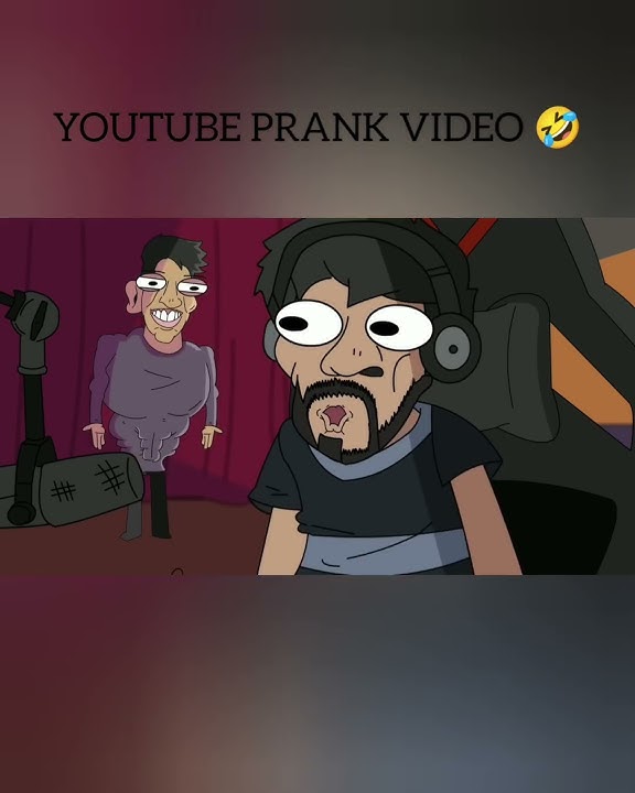 youtuber prank video 😂 #animation #funny #cartoon #lol #comedy #humor #animasi #meme