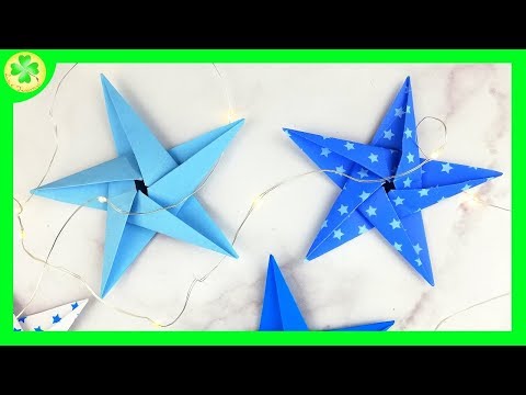 Pięcioramienna Gwiazda Origami (Instrukcja)