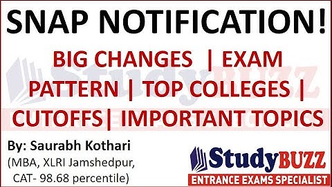 SNAP 2022 notification out | Big changes, Exam pattern, Top SNAP colleges, SNAP cutoffs, Imp topics