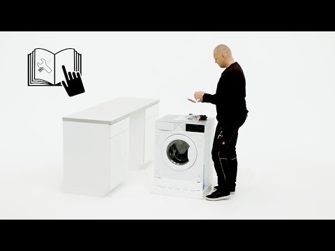 How to install your AEG washer dryer