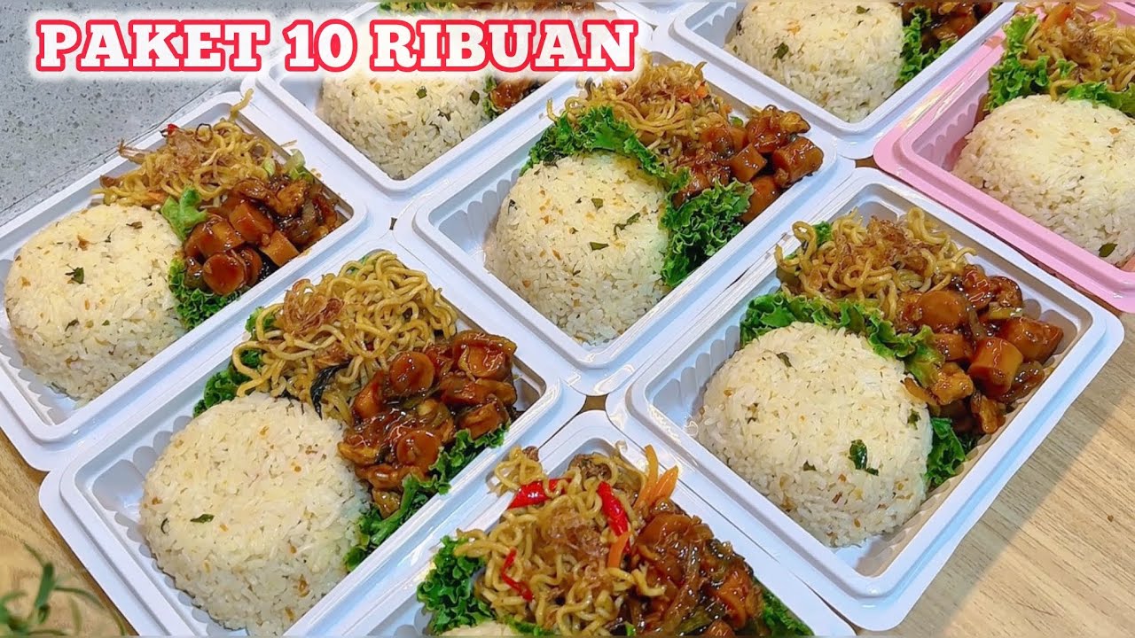 PAKET 10 RIBUAN DAPET MAKAN ENAK🤤 #niahermanto #idejualan  #ramadanwithyoutube #nasidaunjeruk 