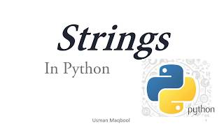 Python Tutorial for Beginners 2 : working with strings in Urdu/Hindi