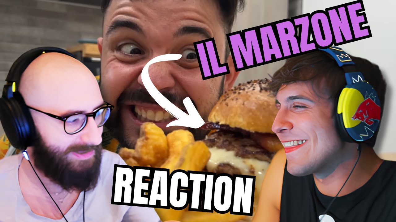BLUR e MARZA Reagiscono al PANINO di CICCIOGAMER 🍔 IL MARZONE