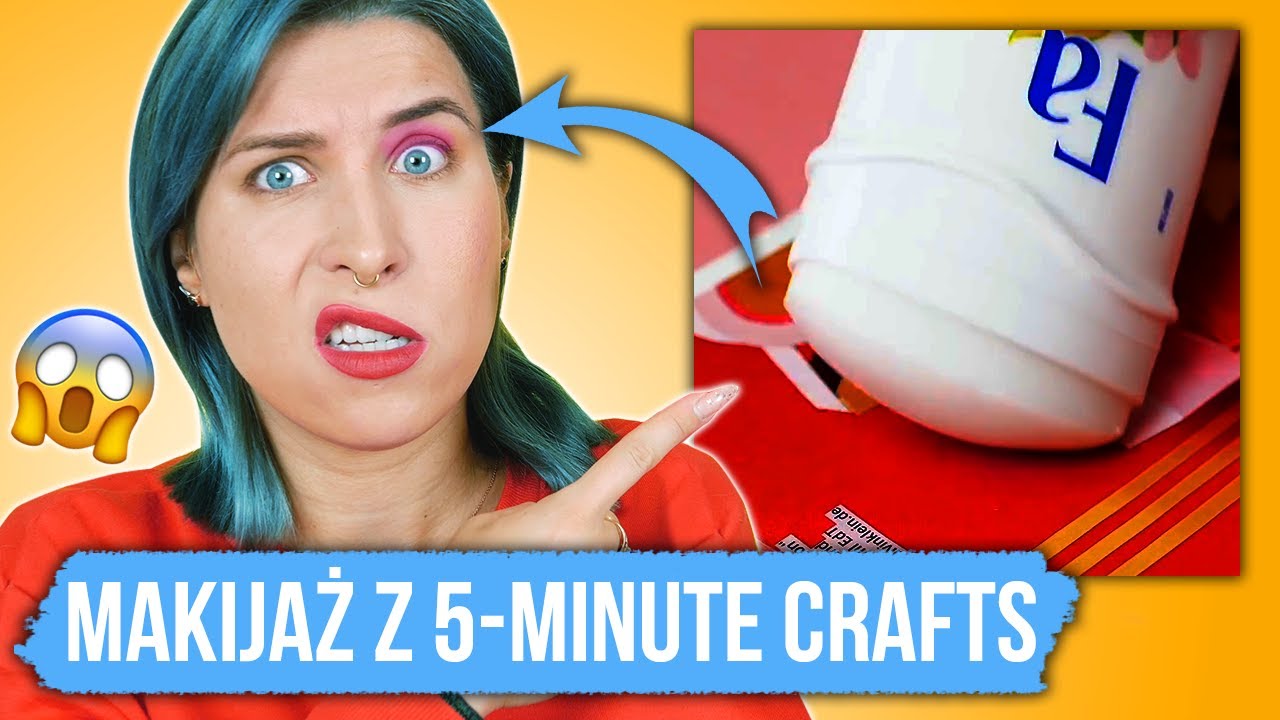 Testuję TRIKI MAKIJAŻOWE z 5-Minute Crafts 💄 Dziwne lifehacki urodowe ♦ Agnieszka Grzelak Beauty