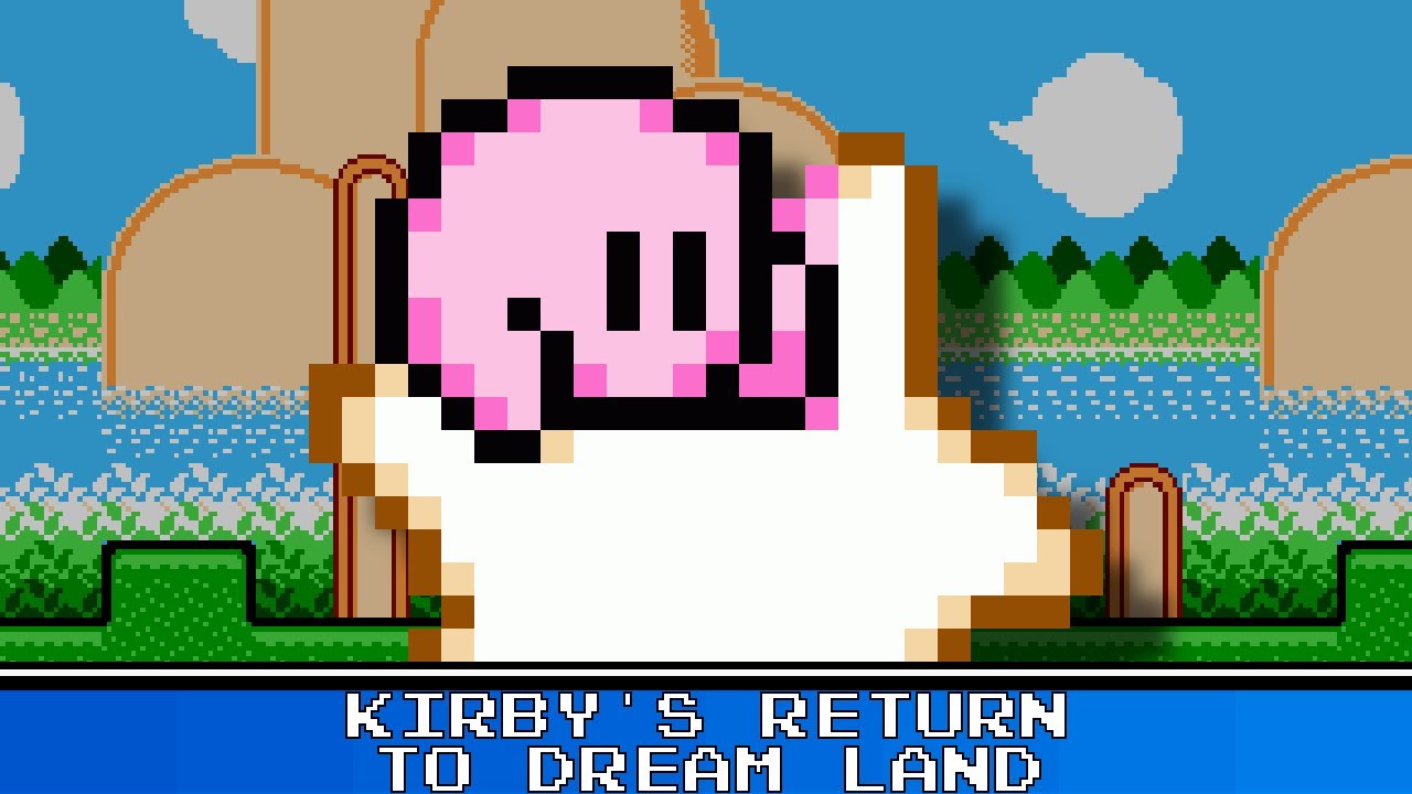 kirby s return to dream land title theme 8 bit remix youtube