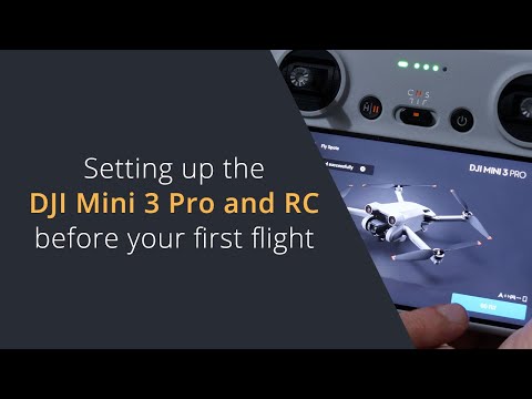 How to set up the DJI Mini 3 Pro Beginners Guide | How to update firmware on the DJI Mini 3 Pro & RC