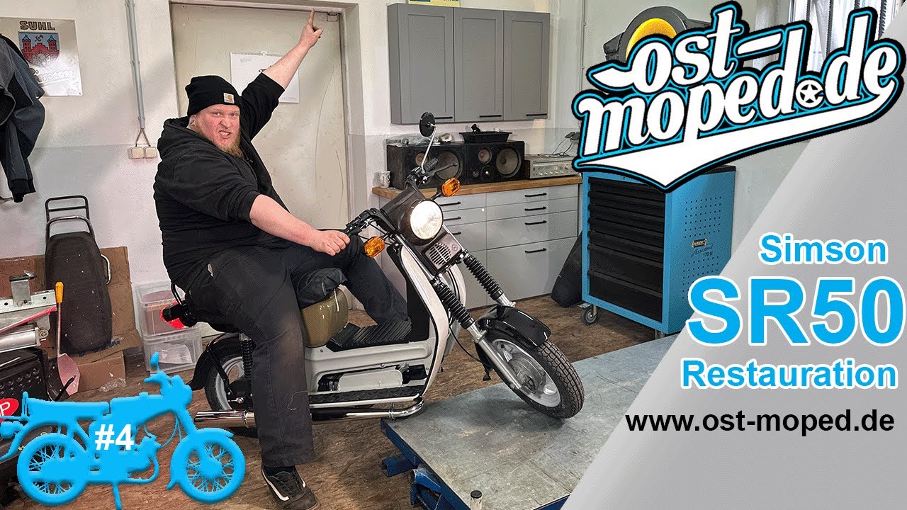 Simson SR 50 - Folge 4 - Ready to Race  und Probefahrt