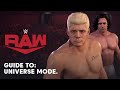 RAW Guide To: Universe Mode (40+ Superstars, Updated Attires &amp; Arena) | WWE 2K22