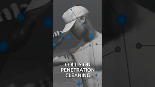 Collision Penetration Cleaning tool #cascadeur #3danimation #3dartist #gamedev #indiegame
