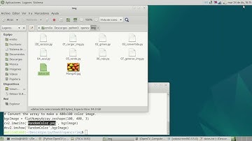 3/12 OpenCV Crear imagenes con python3 Color y Escala de Grises