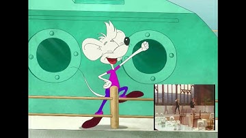 White Mouse Laughing (Leopold the Cat) vs Rick roll EXTREME!