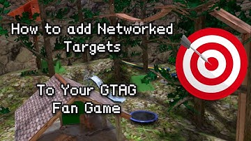 How To Add Networked Targets To Your Gorilla Tag Fan Game!
