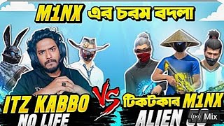 💥Itz Kabbo no Life VS M1nx📲 alian 50 💀🇧🇩👁️‍🗨️@Omar_ffx 🌍#freefire