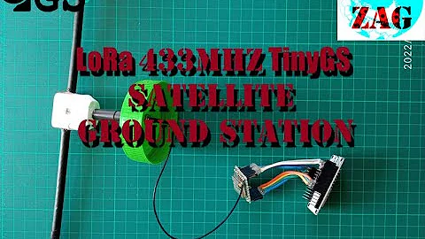 LoRa 433MHz TinyGS Satellite Ground Station