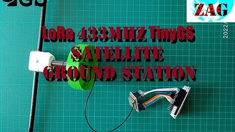 LoRa 433MHz TinyGS Satellite Ground Station