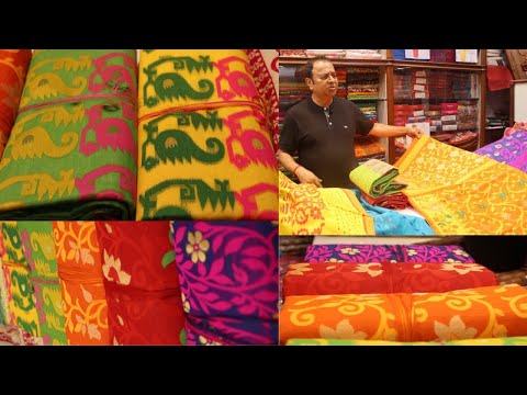 New Dhakai Jamdani Sarees With Price || KOLKATA TRADITIONAL Bengali Saree || Gariahat