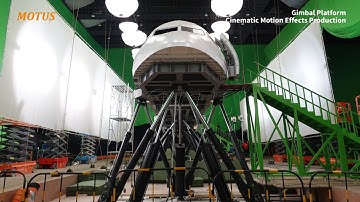 Gimbal platform cinematic motion effects production 6DOF motion simulator