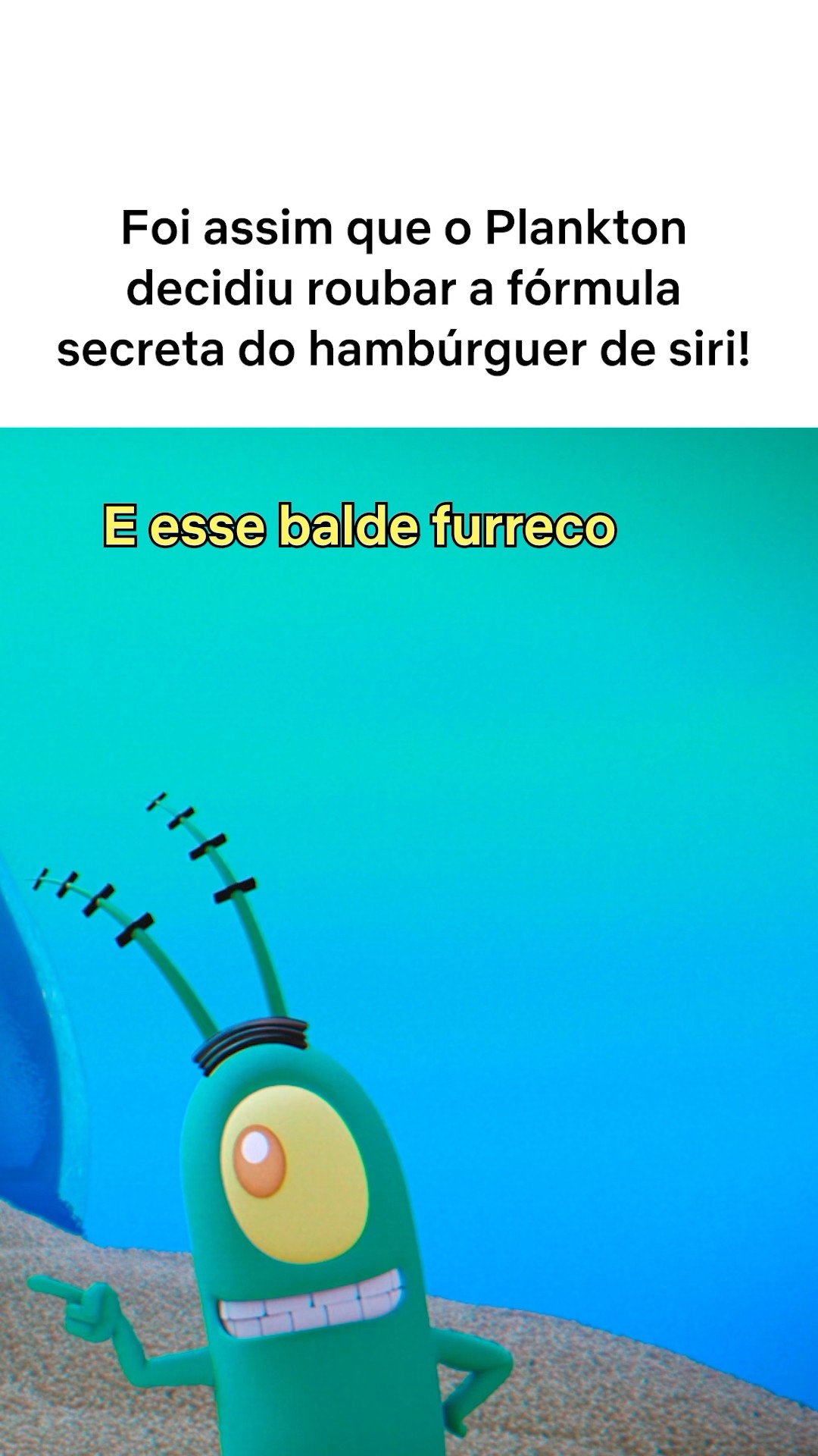 O PASSADO de vilão do Plankton!