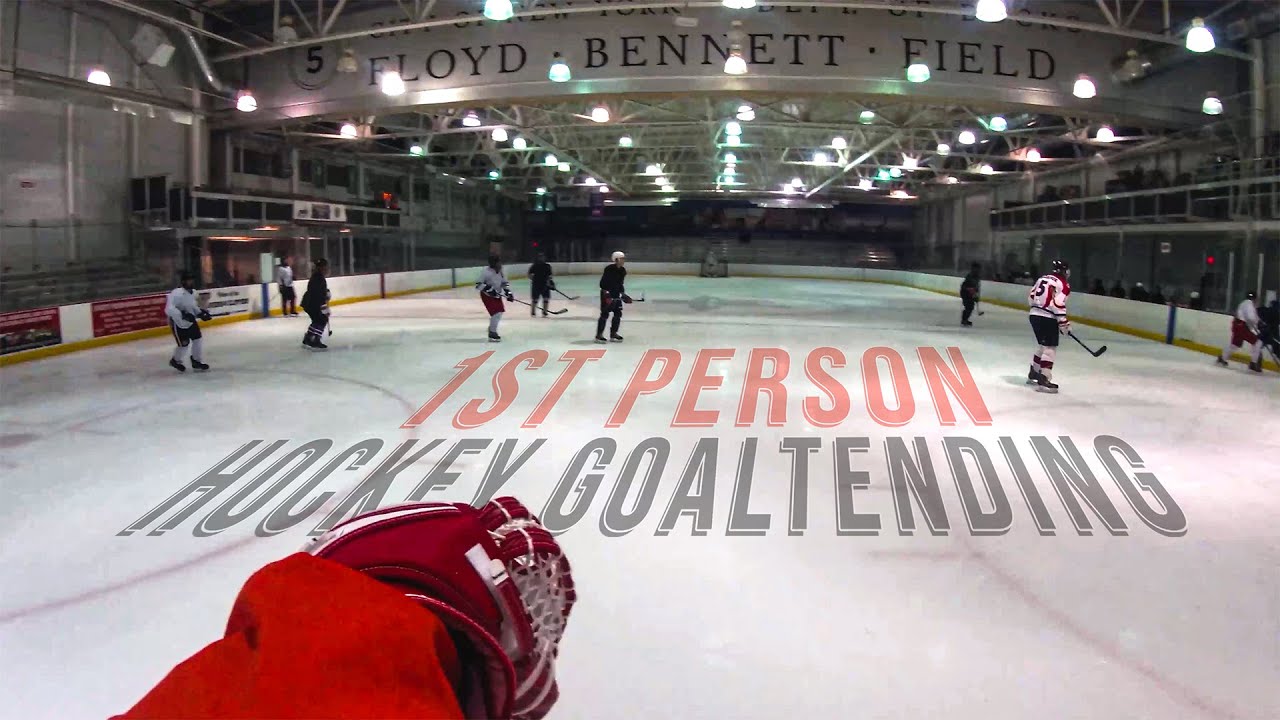 Beer hockey goalie YouTube