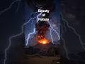 Lightning Inside a Volcano?! 🌋⚡#nature #volcano #lightning