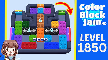 Color Block Jam Level 970 (1850) Solution Walkthrough