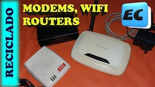 What's inside MODEMS ROUTERS and RECYCLED wifi