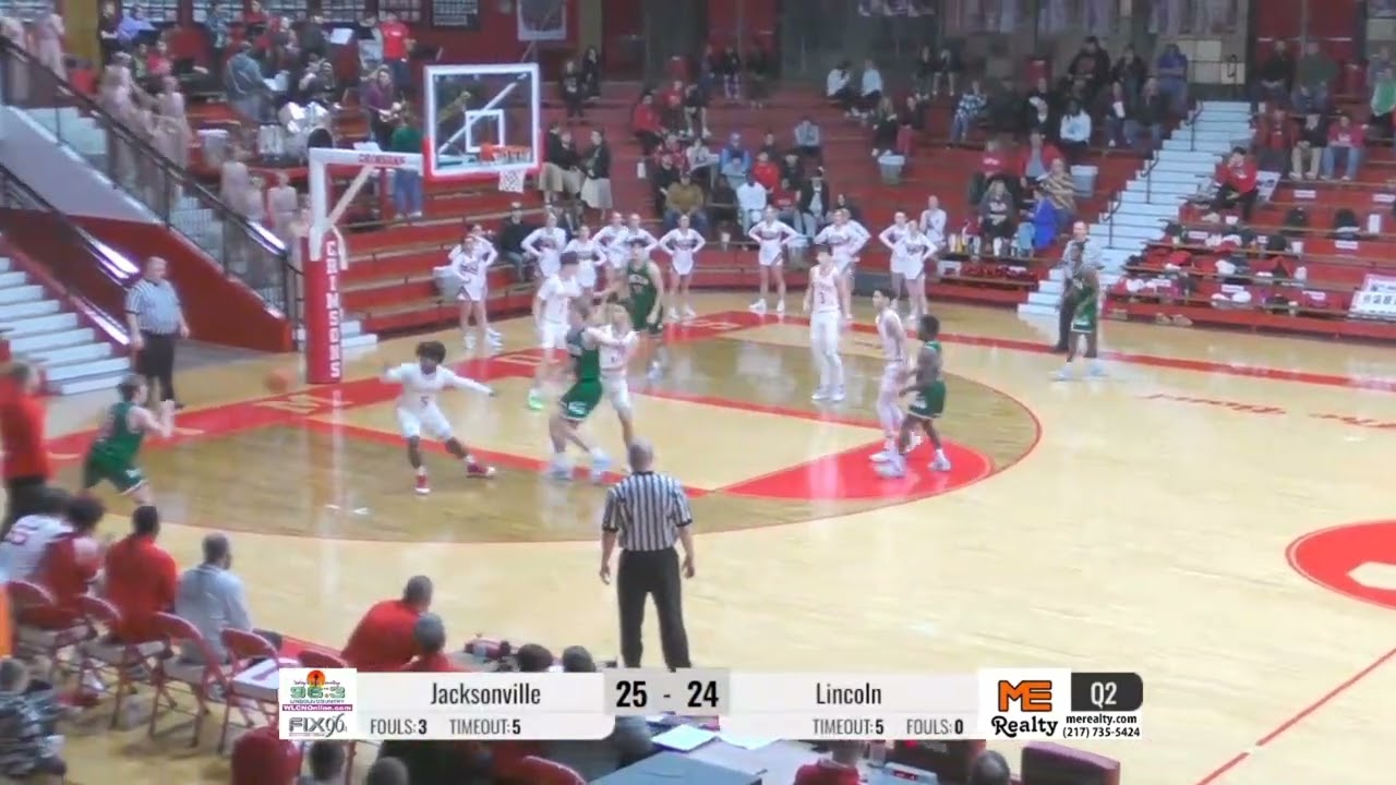 01/23/2024 LCHS Boys Basketball vs Jacksonville | Schilling drops 3 before halftime