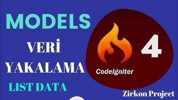 CodeIgniter 4 | Models |  Veri Yakalama