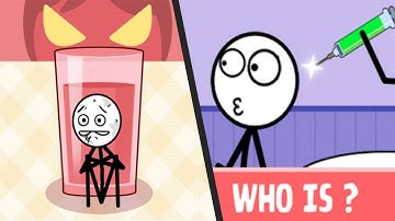 HIDE ME vs FLASHBACK - All Levels New UPDATE Satisfying Double Gameplay STICKMAN Puzzle Games ios