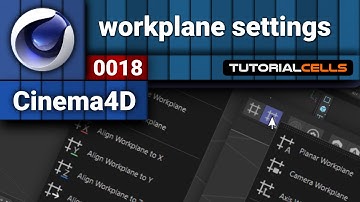 0018. workplane settings in cinema 4d