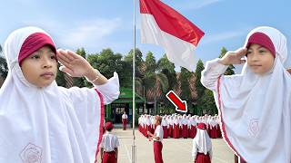 ALUNA AND AMANDA FLAG CEREMONY AT SCHOOL!! SPECIAL AUGUST 17, 2025!!