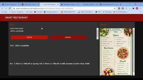 SMARTINTERNZ VIRTUAL INTERNSHIP SMART RESTAURANT BOT | IBM CLOUD | WATSON ASSISTANT