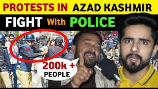 Protest In Azad Kashmir Public Vs Police Pakistani Public Reaction On Kashmir Issue Real Tv Viral