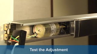 Adjusting Von Duprin EL Exit Devices