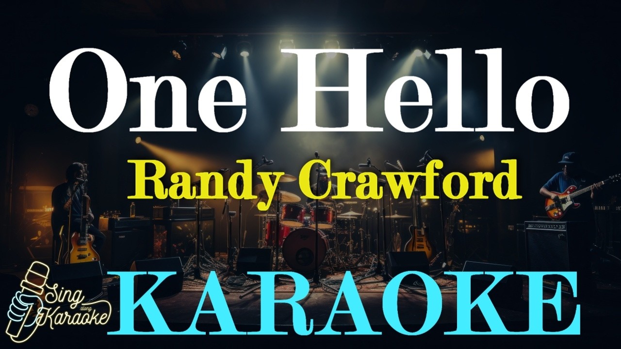 One Hello - Randy Crawford Karaoke - YouTube