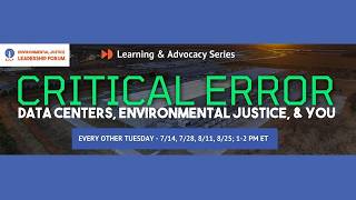 Data Centers Environmental Justice You Utility Costs Grid Reliability 3 of 4