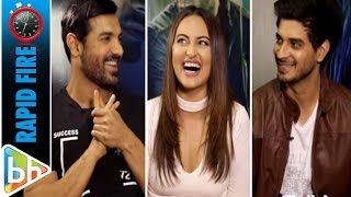 John Abraham | Sonakshi Sinha | Tahir Raj Bhasin's EPIC Rapid Fire On Ranveer | Akshay | Deepika