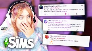 Reacting to YOUR unpopular Sims opinions...u did not hold back