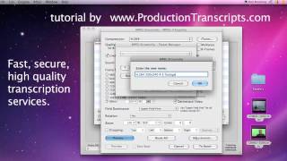 Create low rez H.264 MP4 video using MPEG StreamClip