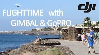 #2 DJI Phantom Tutorial - Flight time with Gimbal and GoPro