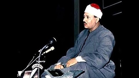 ألشيخ عبدألباسط النسخة الاصلية لتلاوة سور القمر والرحمن والحاقة من ادفو باسوان عام ١٩٦٨144p