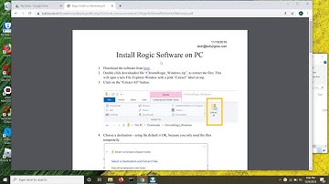Rogic install on PC