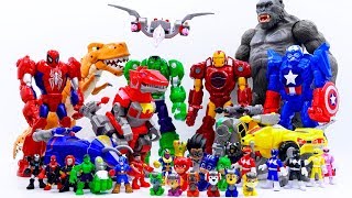 Power Rangers & Marvel Avengers Toys Pretend Play Superhero, Pj Masks And Friends Full Episode