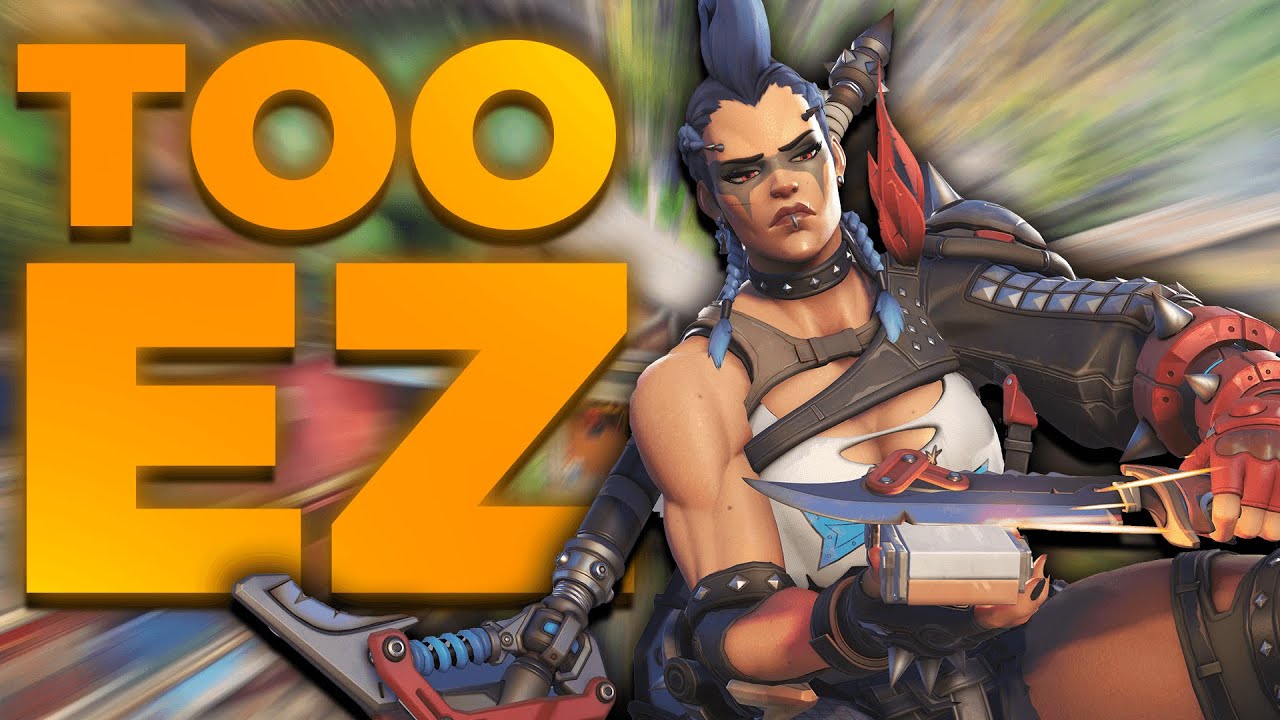 Just casually CARRYING with JUNKERQUEEN in Overwatch 2